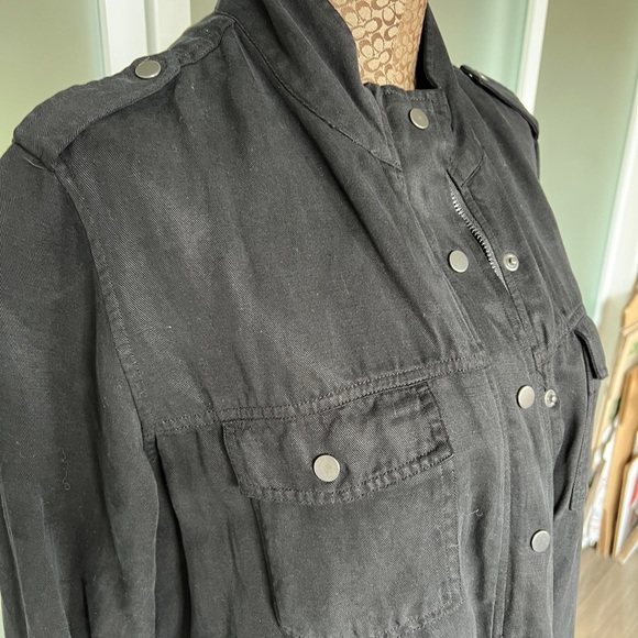 RAILS COLLINS MILITARY JACKET BLACK SIZE MEDIUM - Picture 2 of 4